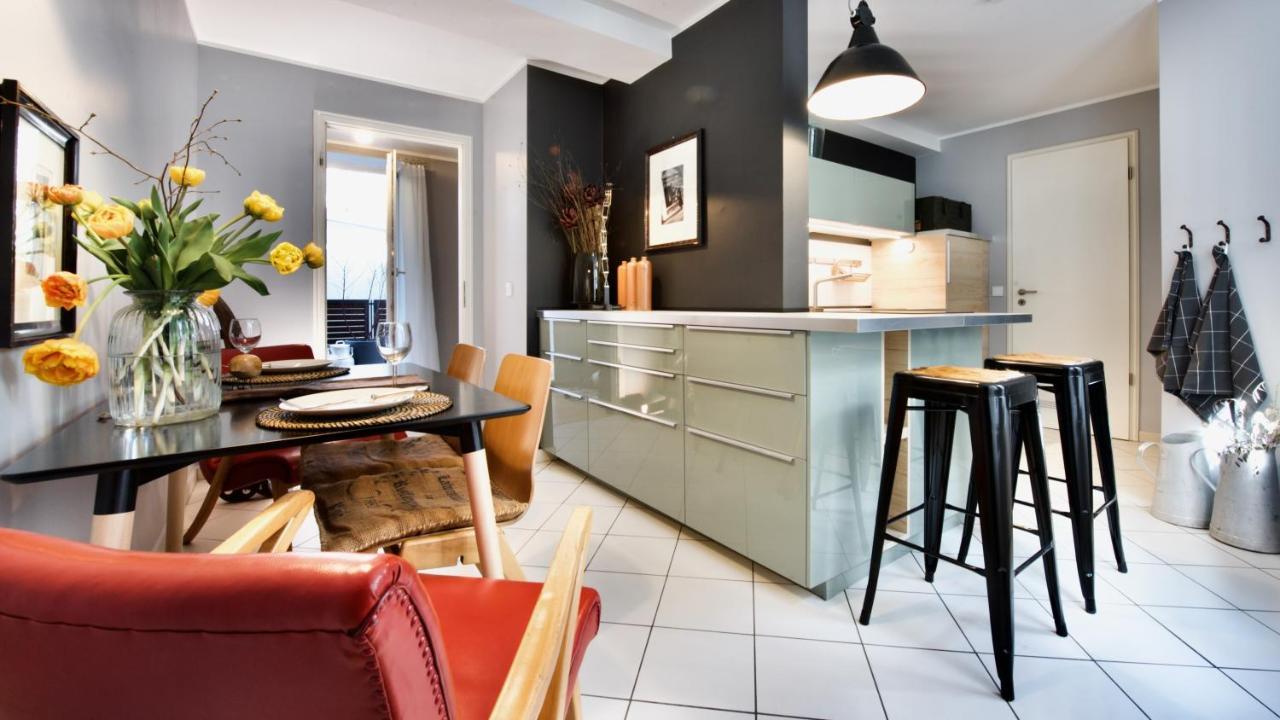 Gelber Loewe - Ferienwohnung In Der Erfurter Altstadt Exterior foto